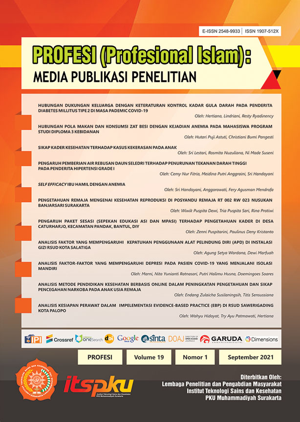 					View Vol. 19 No. 1 (2021): Jurnal PROFESI (Profesional Islam): Media Publikasi Penelitian
				